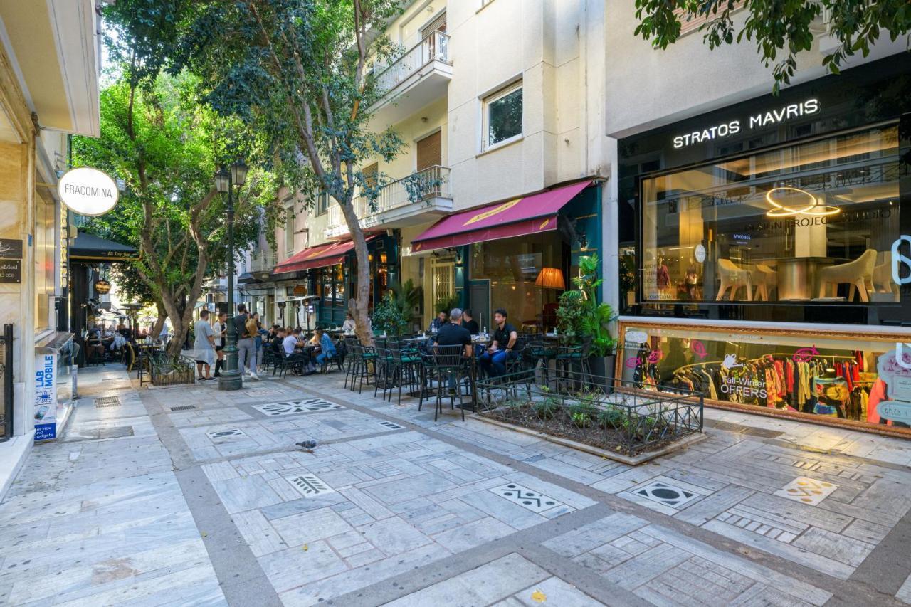 Hubstay - Kolonaki Central Luxury Suite In Athens - 5 Mins Walk To Syndagma, Ermou Екстериор снимка